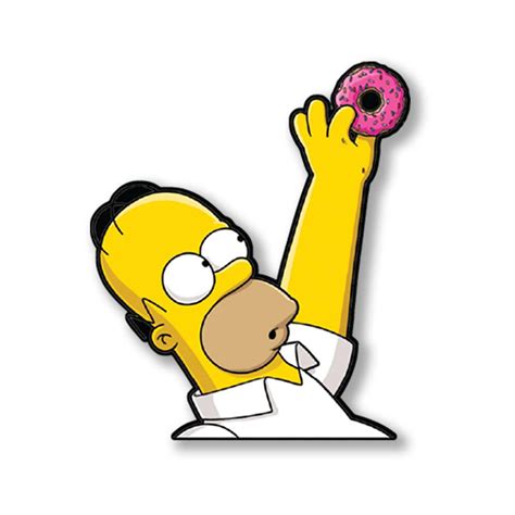 Homer Simpsons Doughnut Lapel Pin The Product Lab