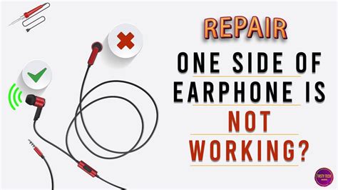 repair earphones headphone if one side is not working repair earphone fix your earphone