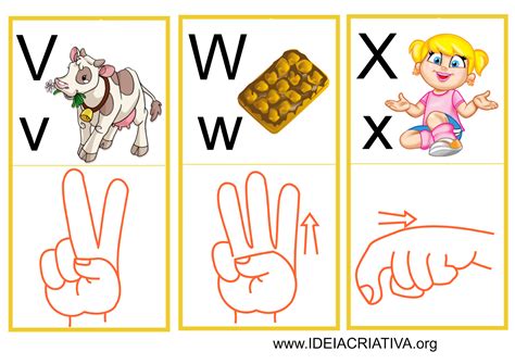 Flash Cards Letras Do Alfabeto Libras Ideia Criativa Gi Carvalho