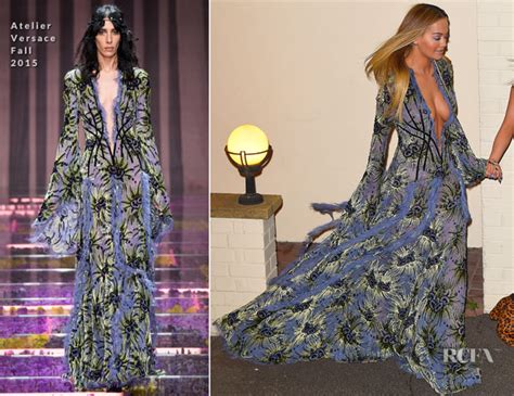 Rita Ora In Atelier Versace X Factor Red Carpet Fashion Awards