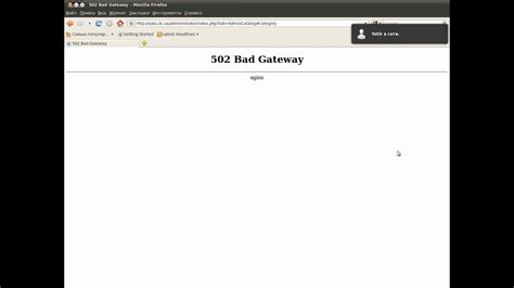 Nginx 502 Bad Gateway Youtube