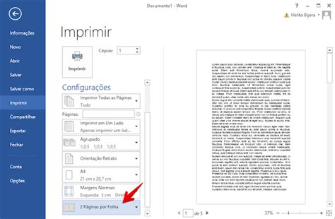 Como Imprimir Duas Páginas De Texto Ou Imagem Em Uma Folha Dicas E