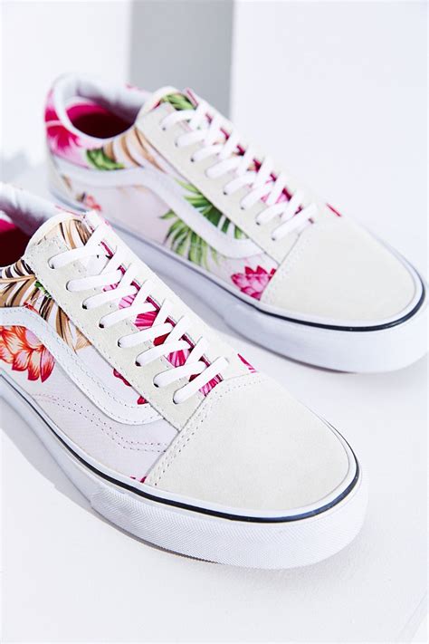 Lyst Vans Hawaiian Floral Old Skool Sneaker In White
