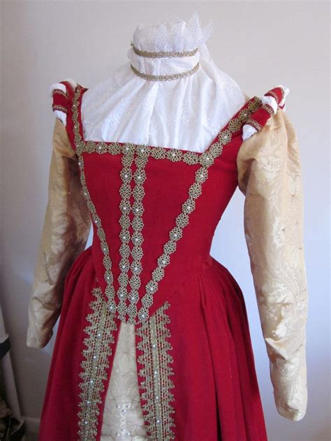 Custom Elizabethan Gown In Your Size And Fabrics 110000 Via Etsy