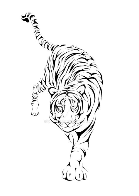 Tiger Tribal Tattoo By Debybee On Deviantart