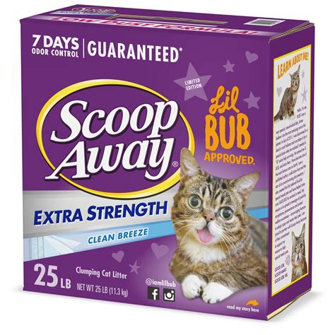 Scoop Away Extra Strength Clumping Cat Litter Scented 25 Lbs