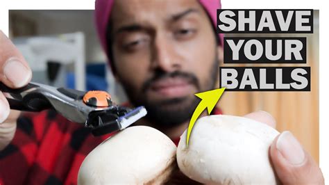 how to shave your balls like a pro safest testicle shaving technique youtube