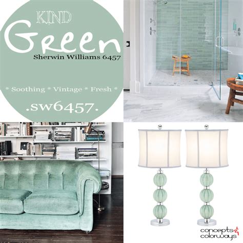 Sherwin Williams Kind Green Color Trend L Concepts And Colorways