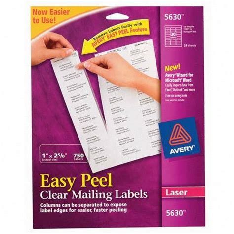 Avery Easy Peel Mailing Label 5630 Ave5630