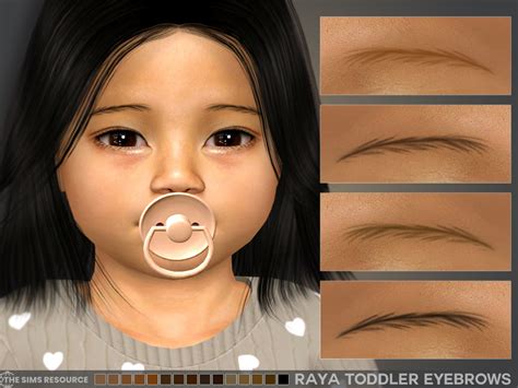 The Sims Resource Raya Toddler Eyebrows