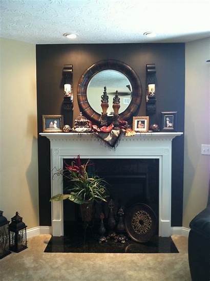 Fireplace Accent Walls Wall Decor Mantle Paint