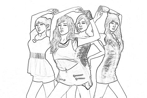 Kpop Free Coloring Pages