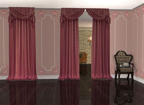 Mod The Sims Project Maidens Bedroom Part 8 Curtains Set