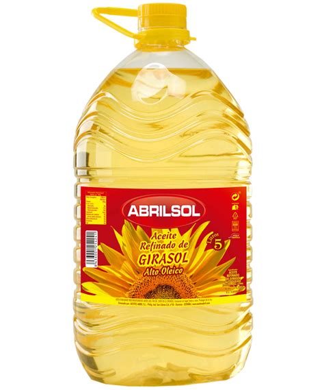 Aceites Abril (07) Abrilsol Girasol Alto Oleico 5L - Enoteca Distribución