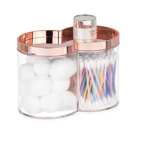 Shop with afterpay on eligible items. mDesign Divided Bathroom Vanity Countertop Canister Jar ...