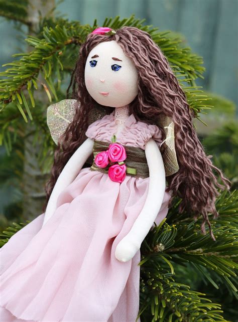 Wild Rose Flower Fairy Doll