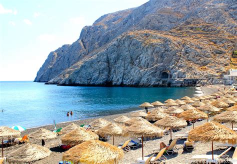 Santorini Beaches White Sand Images Galleries With
