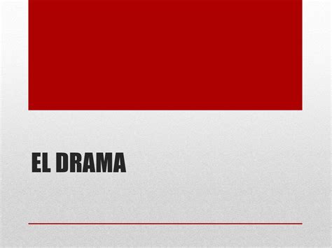 drama ficciÓn y estructura dramÁtica el drama el drama hablar de “drama” significa manipular