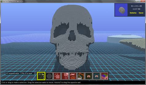 Minecraft Skull Build