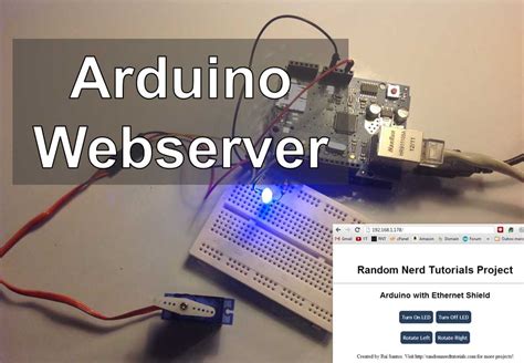 Arduino Webserver With An Arduino Ethernet Shield Random Nerd