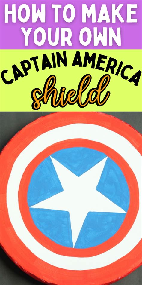 Make A Homemade Captain America Shield The Country Chic Cottage In