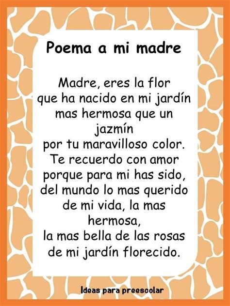 Maravillosas y lindas poesías para dedicar a mamá en el día de las madres Educación Primaria