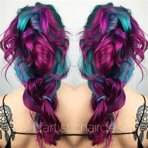 20 Unboring Styles With Magenta Hair Color Magenta Hair Colors Teal