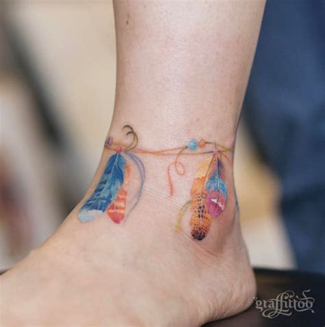 An ankle design is easy to cover, yet it is also easy to expose when you are ready to show. 33 Delightful Ankle Bracelet Tattoos for Women - TattooBlend