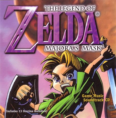 The Legend Of Zelda Majoras Mask Game Music Soundtrack Cd музыка из игры