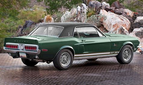 Green 1968 Ford Mustang Shelby Gt 500 Hardtop