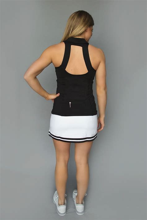 Flirtee Golf Striped Hem Skirt Available In 3 Colors Golf Outfits