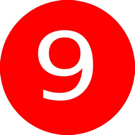 Number 9 Clipart Free Download On Clipartmag