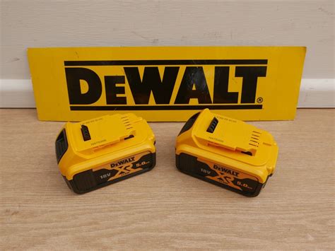 Pair Of Brand New Dewalt Dcb184 18v 5 Ah Xr Li Ion Batteries Special