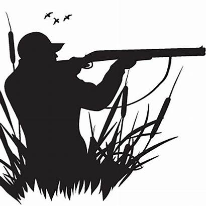 Hunting Duck Silhouette Hunter Clipart Vector Fishing
