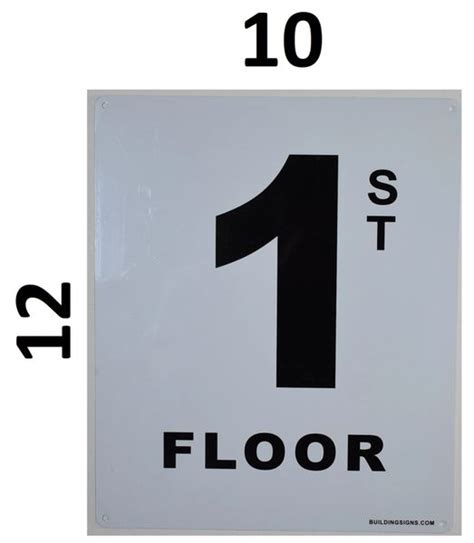Hpd Sign 1st Floor Sign Heavy Duty Nyc Hpd Aluminum Signs 1x10 Hpd