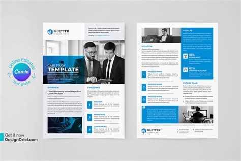 Case Study Canva Template
