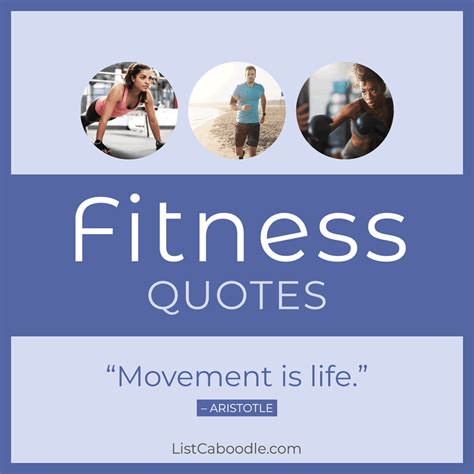101 Best Fitness Quotes Movement Is Life Listcaboodle