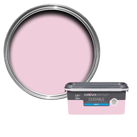 Colours Durable Pink Pink Matt Emulsion Paint 25l Departments Diy