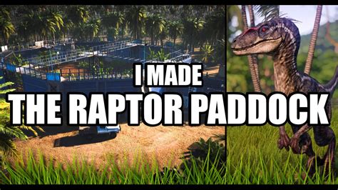 Making The Raptor Paddock From Jurassic World In Far Cry 5 Youtube