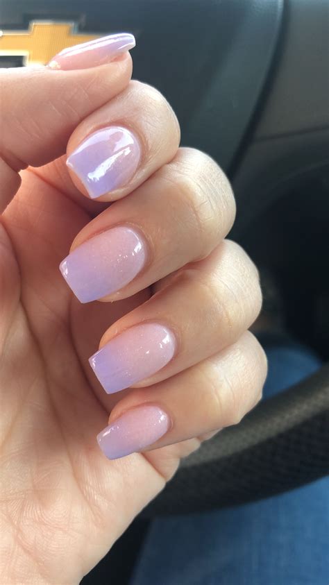 Lavender Ombré 💜 Ombre Gel Nails Ombre Nails Lavender Nails