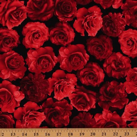 The best selection of royalty free red floral pattern vector art, graphics and stock illustrations. Cotton Red Roses Blooms Flowers Black Valentine's Floral ...