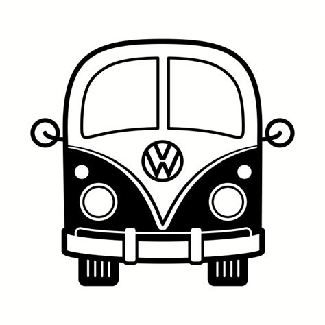 Red bus black and white easy bus mini bus dwg easy bus coach bus southpark brain teaser animated. Vw Bus Line Drawing | Free download on ClipArtMag