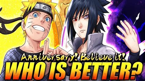 Who Is Better 7⭐ Naruto And Sasuke Full Showcase Naruto Ultimate Ninja