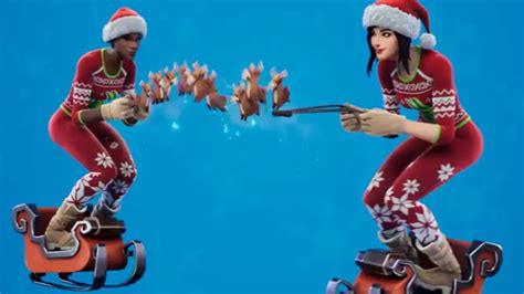 Encrypted Christmas Skins With Ride Along Emote Fortnite Twitter Promo Youtube