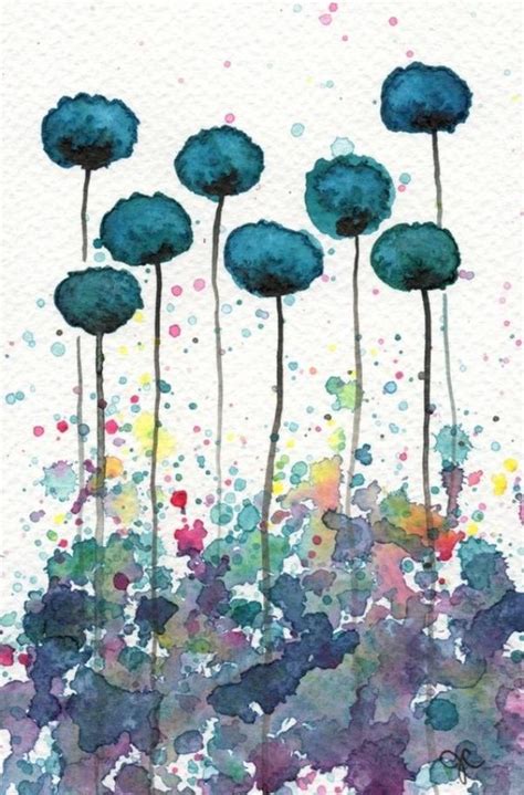 100 Easy Watercolor Painting Ideas For Beginners Watercolor Paintings