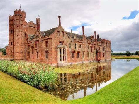 Oxburgh Hall Is A 15th Century Moated Manor House Near Swaffham In