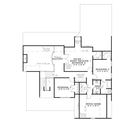 Traditional House Plan Second Floor 055d 0264 House Plans And More