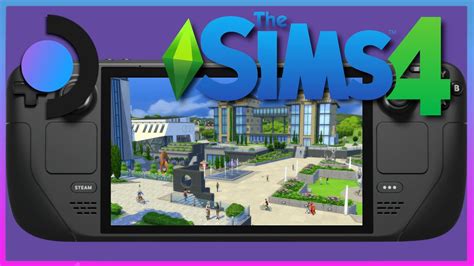 Steam Deck Gameplay The Sims 4 Steam Os Youtube