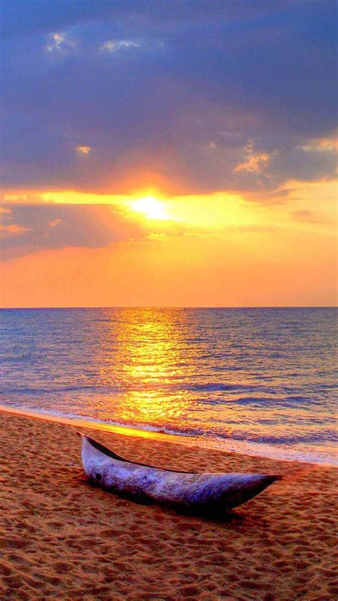 Sunset Beach Background