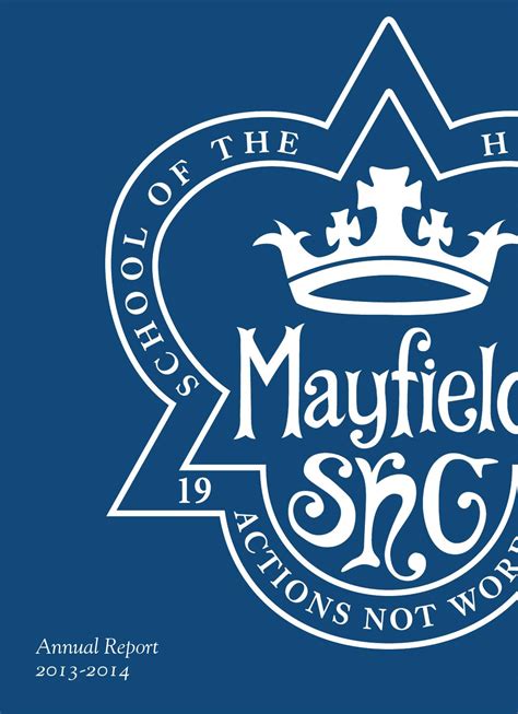 Mayfield Junior School 2013 2014 Annual Report By Mayfield Junior